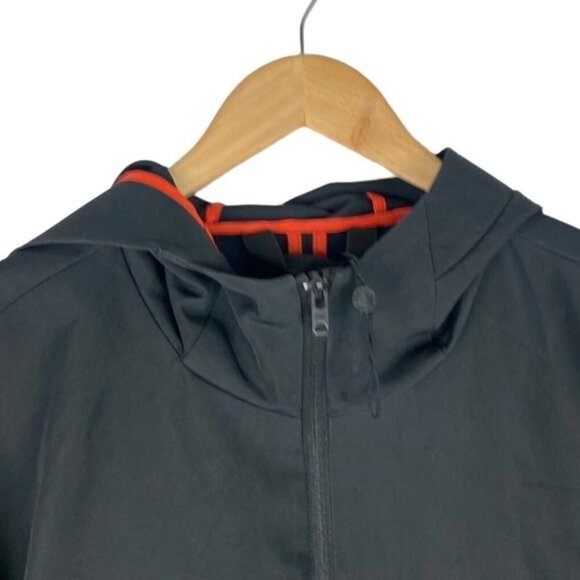 JACK & Jones Men's Black Hooded Brain Water Resistant Outdoor Jacket US XXL - Picture 7 of 16